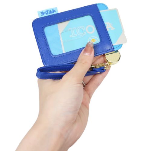 地元パン 定期入れ リール付きパスケース シングルパスケース ソフトクリーミィヨーグルト おもしろ雑貨 グッズ メール便可