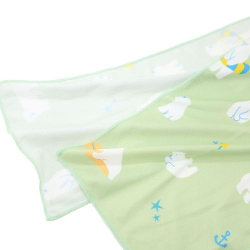 夏用ひんやりタオル クールタオル しろくま アニマル グッズ メール便可