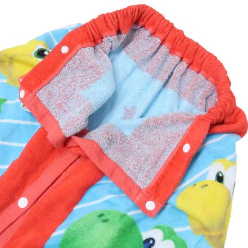 スーパーマリオ ラップタオル 60丈マキタオル 60cm丈巻き巻きタオル フレッシュメンバーズ キャラクター グッズ