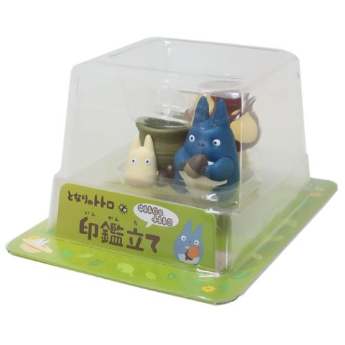 となりのトトロ スタンプスタンド 印鑑立て 中トトロ＆小トトロ IKT-03B スタジオジブリ キャラクター グッズ