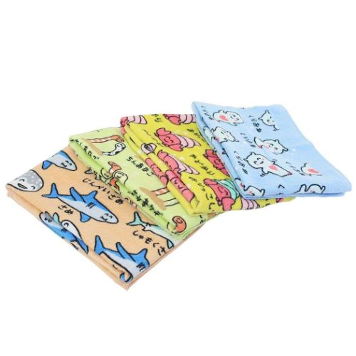 フェイスタオル プリントロングタオル ちんあなごさん 面白雑貨 グッズ