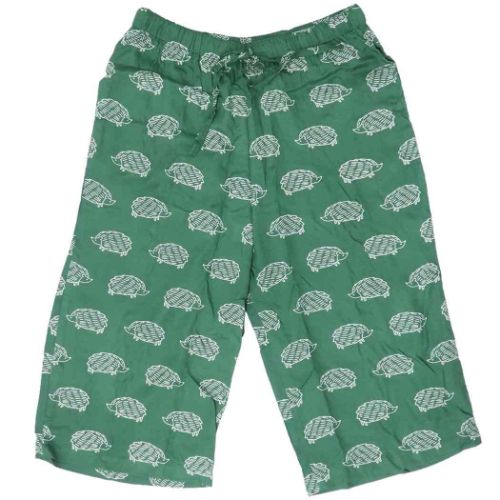 ハリオ ルームウェア 夏用ひんやりクールステテコ グリーン レディース メンズ ハリネズミ グッズ