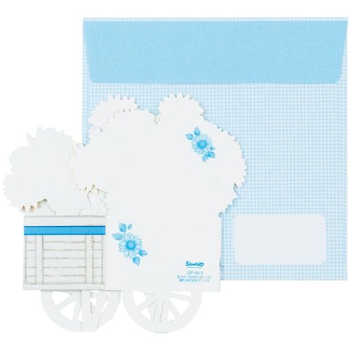 グリーティングカード シヨチユウJSP 49-3 立体ダイカットカード サマーカード ヒマワリ花車 グッズ メール便可