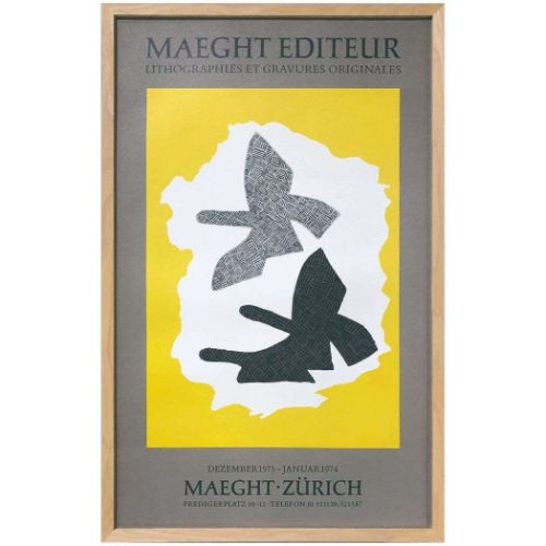 ジョルジュ ブラック アートポスター Georges Braque ZURICH Exhibition ギフト インテリア 取寄品