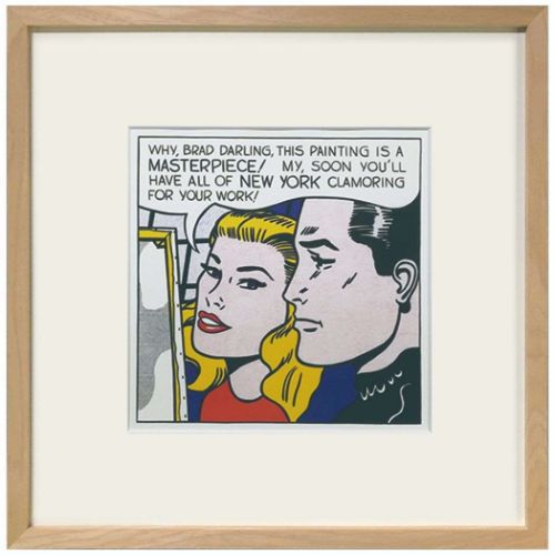 リキテンシュタイン アートポスター Roy Lichtenstein Masterpiece1962 ギフト インテリア 取寄品