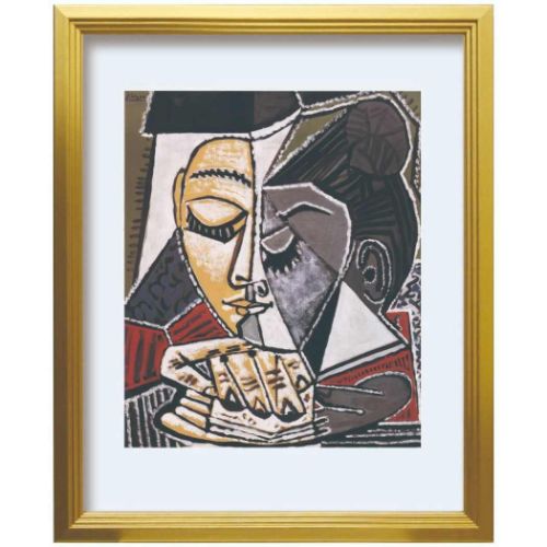ピカソ アートポスター Pablo Picasso Tete d'une femme lisant ギフト インテリア 取寄品