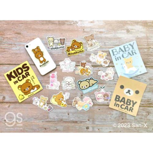 リラックマ ダイカットシール ダイカットステッカー 02 サンエックス キャラクター グッズ メール便可