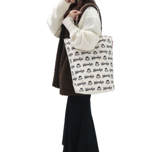 ウェンディーズ トートバッグ ロゴトート チラシ Wendy's キャラクター グッズ