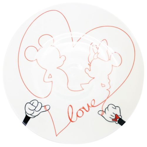 ミッキーマウス&ミニーマウス 食器セット 取り分けセット 大皿1枚&中皿3枚セット ディズニー キャラクター グッズ