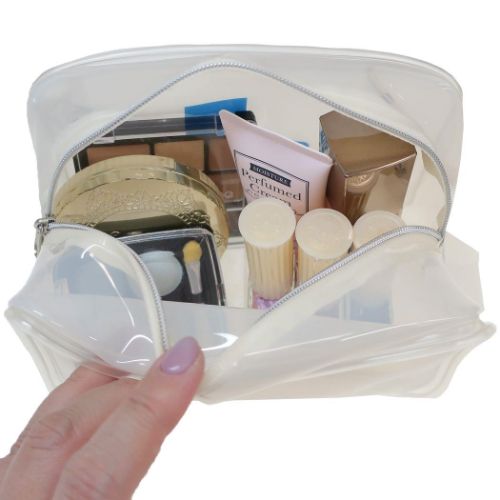 シーブリーズ コスメポーチ マチ付ポーチ SEA BREEZE ビニール グッズ