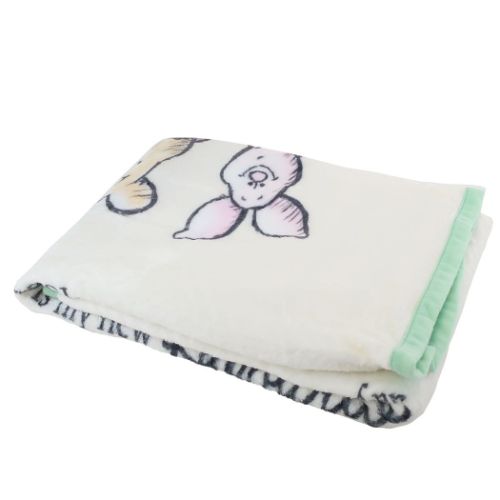 くまのプーさん ひざ掛け毛布 フランネルブランケット ナチュラルプー GN ディズニー キャラクター グッズ