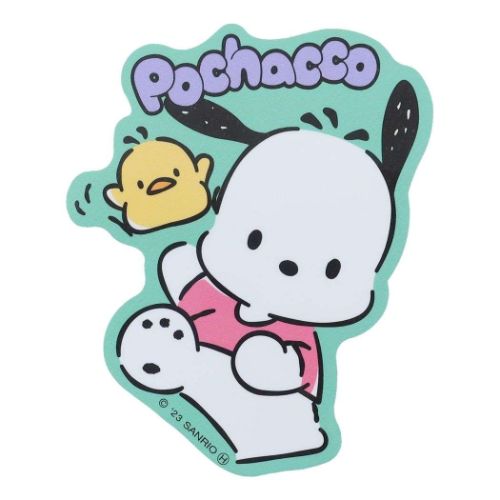 ポチャッコ ダイカットシール キャラクターステッカー ポチャッコとピーちゃん サンリオ キャラクター グッズ メール便可