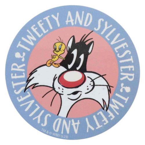 ルーニーテューンズ ダイカットシール ステッカー トゥイーティー＆シルベスター LOONEY TUNES メール便可