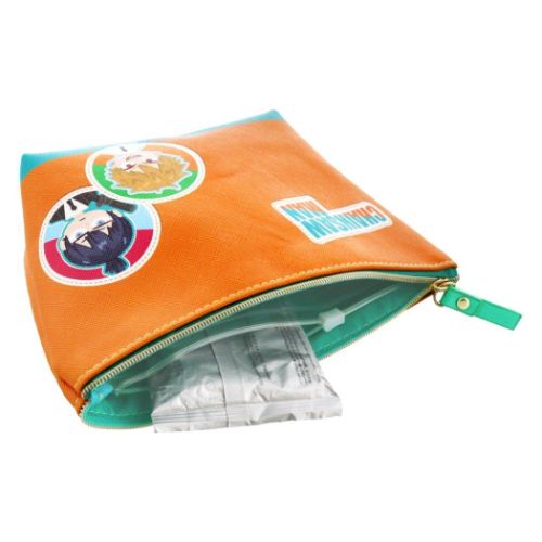 チェンソーマン コスメポーチ シートケース付き 機能性ポーチ seepo シーポ デンジ＆早川アキ 少年ジャンプ アニメキャラクター グッズ