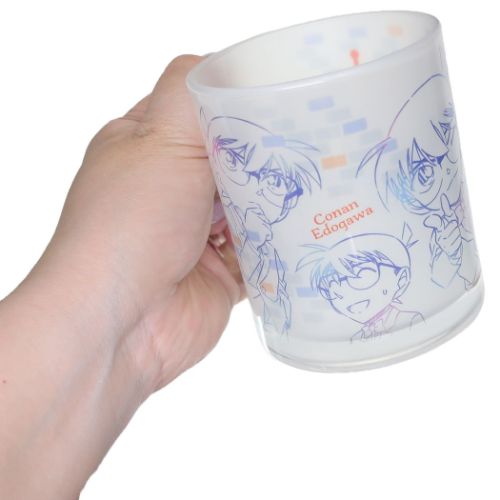 名探偵コナン マグカップ ガラスマグカップ ラインアート コナン 少年サンデー アニメキャラクター グッズ