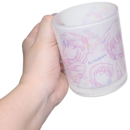 名探偵コナン マグカップ ガラスマグカップ ラインアート 灰原 少年サンデー アニメキャラクター グッズ