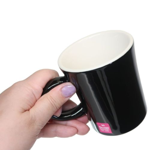 バッドばつ丸 マグカップ マグ ちょっとおセンチ、ばつ丸 ブラック サンリオ キャラクター グッズ