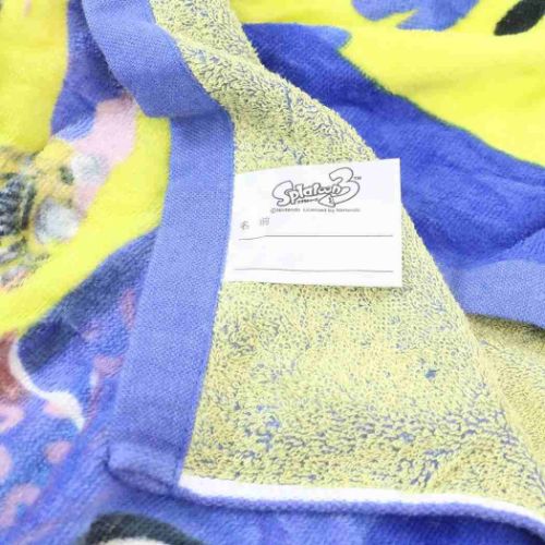 スプラトゥーン3 ラップタオル 60丈マキタオル 60cm丈巻き巻きタオル プレイサマー キャラクター グッズ