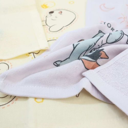 くまのプーさん&フレンズ ハンドタオル 片面ガーゼプリントウォッシュタオル 2枚セット グッドラック ディズニー メール便可