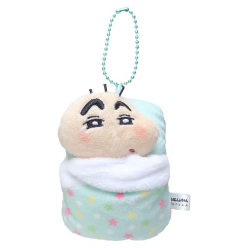 クレヨンしんちゃん マスコット おふとんマスコット ミニぬいぐるみボールチェーン BABYしんちゃん アニメキャラクター グッズ