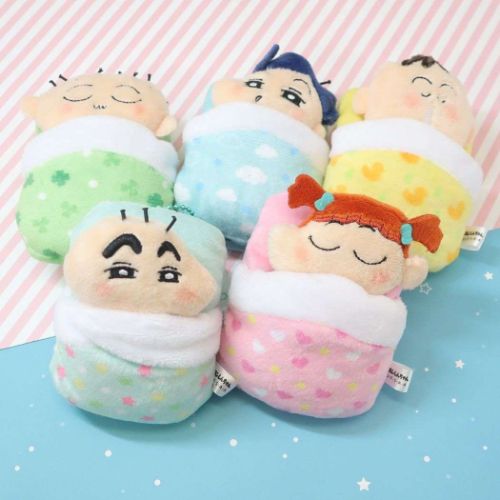 クレヨンしんちゃん マスコット おふとんマスコット ミニぬいぐるみボールチェーン BABYしんちゃん アニメキャラクター グッズ