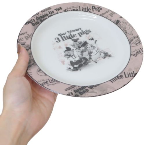 三匹の子ぶた 中皿 プレート ボールト モーメンツ 100周年記念 ディズニー キャラクター グッズ