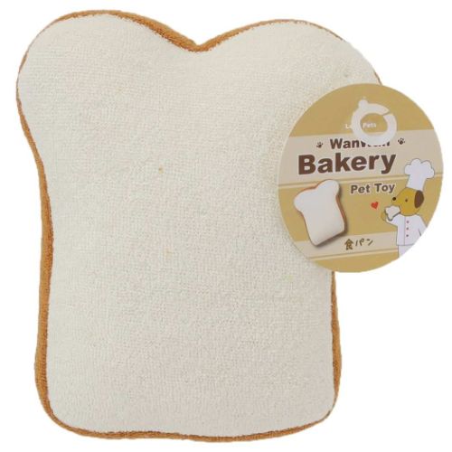 犬用おもちゃ ワンワンベーカリー ぬいぐるみ 食パン