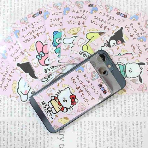 ハンギョドン ビッグシール びにーるすてっかー ダイカットビニールステッカー はんぎょどん おえかきさん サンリオ メール便可