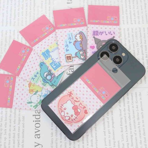 ポムポムプリン ポチャッコ シナモロール ビニールシール ダイカットミニステッカー 推し活 オタ芸 サンリオ メール便可