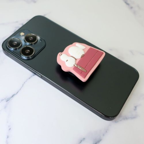 スヌーピー スマホアクセ ダイカットソフトPOCOPOCO ポコポコ ドッグハウス ピーナッツ キャラクター グッズ メール便可