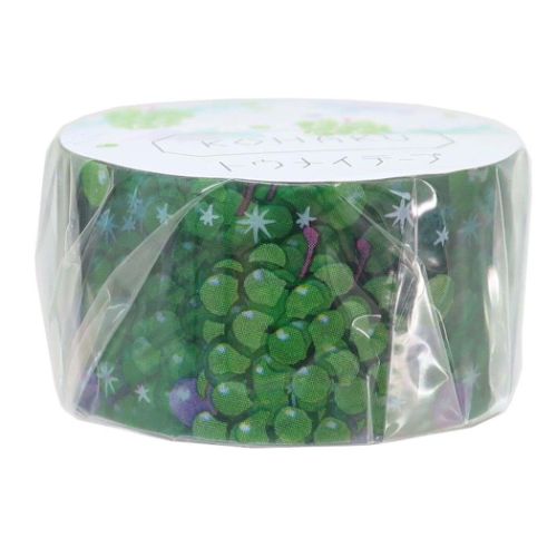 コハク KOHAKU マスキングテープ 20mmトウメイテープ マスカット おしゃれ文具 かわいい グッズ メール便可