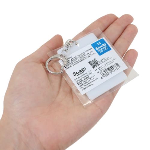 お菓子パッケージ キーリング アクリルキーホルダー カントリーマアムチョコまみれ おもしろ雑貨 グッズ メール便可