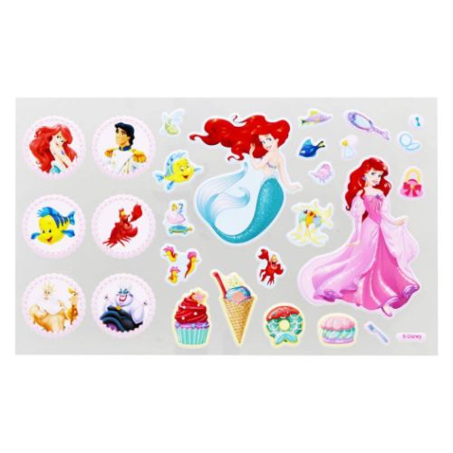 リトルマーメイド ミニシールセット あそびシールバッグ ディズニープリンセス キャラクター グッズ