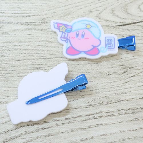 星のカービィ ヘアアクセ アクリルヘアクリップ カービィ スイートドリームス 3ドライヤータイム キャラクター グッズ メール便可