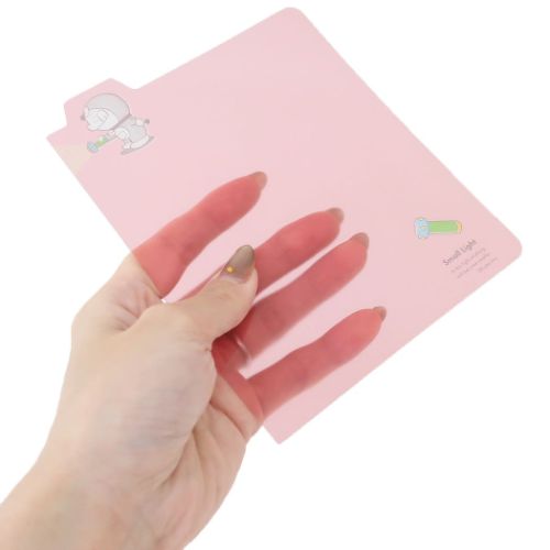 ドラえもん 下敷き リングノート スクエア用下敷き スモールライト 藤子F不二雄 アニメキャラクター グッズ メール便可