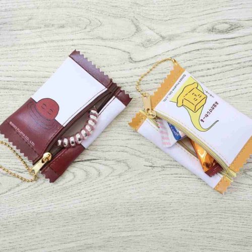 カントリーマアム ミニポーチ フラットミニポーチ チョコまみれ お菓子パッケージ キャラクター グッズ メール便可