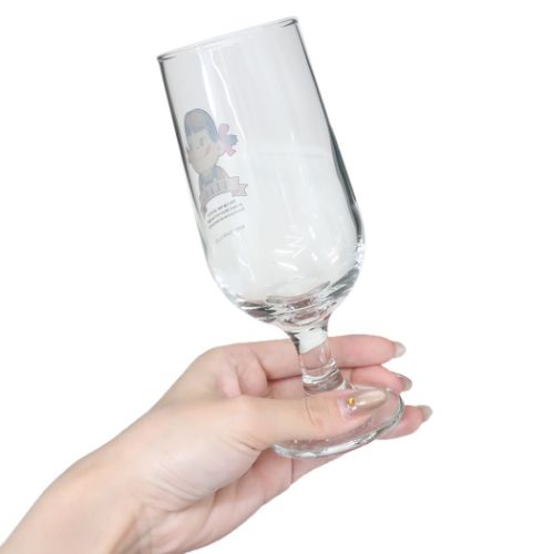 不二家のペコちゃん ガラスコップ ソーダグラス レトロペコちゃん キャラクター グッズ