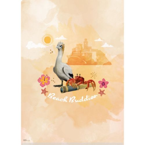 リトルマーメイド クリアフォルダー ホログラムクリアファイル A4 シングル 実写 ディズニープリンセス キャラクター グッズ メール便可