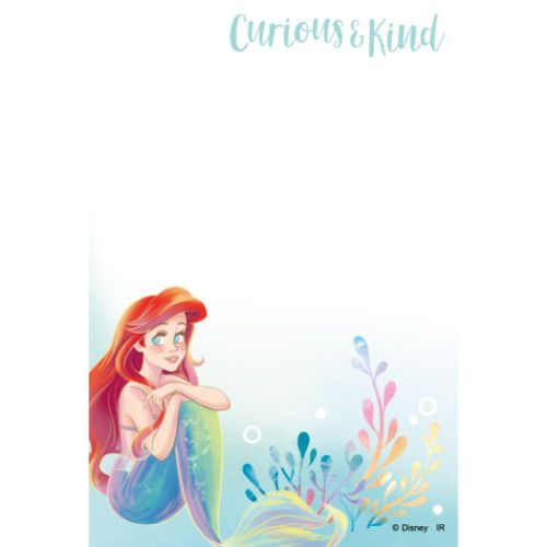 リトルマーメイド メモ帳 パタパタメモ ディズニープリンセス キャラクター グッズ メール便可