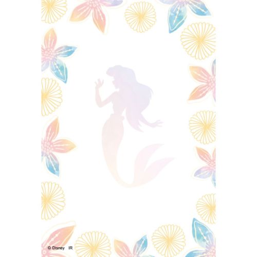 リトルマーメイド メモ帳 パタパタメモ ディズニープリンセス キャラクター グッズ メール便可