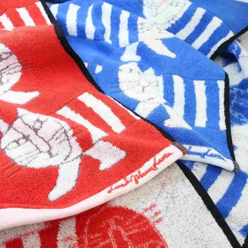 リサラーソン バスタオル ジャガード バスタオル マイキー キャラクター グッズ