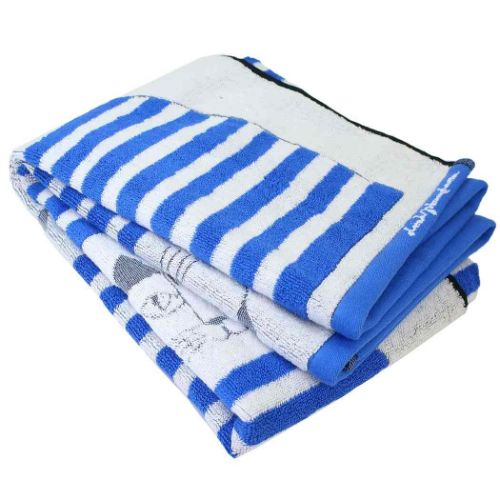 リサラーソン バスタオル ジャガード バスタオル ミンミブルー キャラクター グッズ