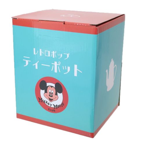 ミッキーマウス 陶磁器製急須 ティーポット レトロポップ ディズニー キャラクター グッズ