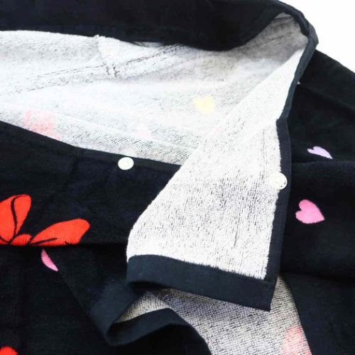 ミニーマウス 変身タオルポンチョ フード付きコンパクトバスタオル グロウアップ ディズニー キャラクター グッズ