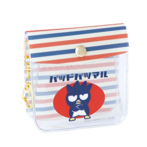 バッドばつ丸 ミニポーチ スクエアミニポーチ ファンシーレトロ サンリオ キャラクター グッズ