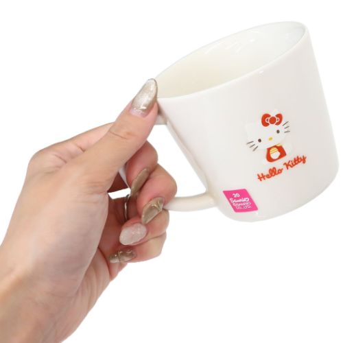 ハローキティ マグカップ 磁器製マグ ホワイトシスターズ ミミィ サンリオ キャラクター グッズ