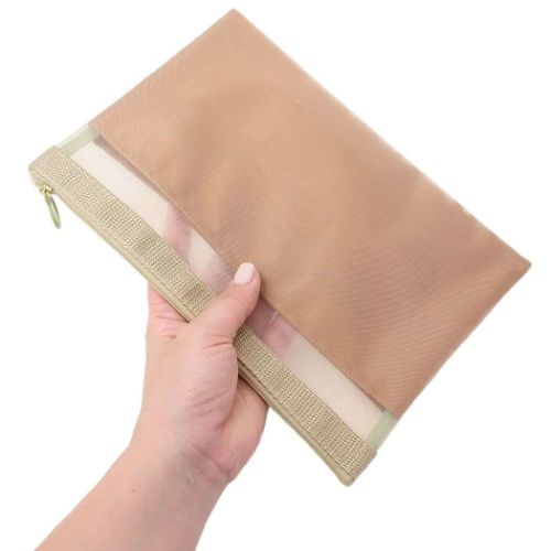 STUDY HOLIC トラベルポーチ メッシュA5ポーチ 古生物学 恐竜 おもしろ雑貨 グッズ メール便可