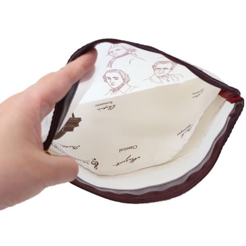 STUDY HOLIC トラベルポーチ メッシュA5ポーチ 音楽学 おもしろ雑貨 グッズ メール便可