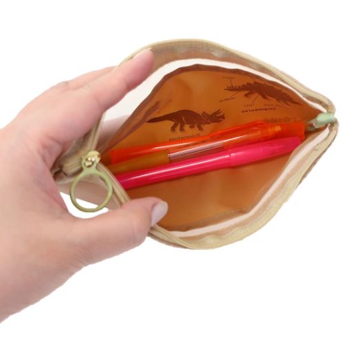 STUDY HOLIC ペンケース メッシュペンポーチ 古生物学 恐竜 おもしろ雑貨 グッズ メール便可