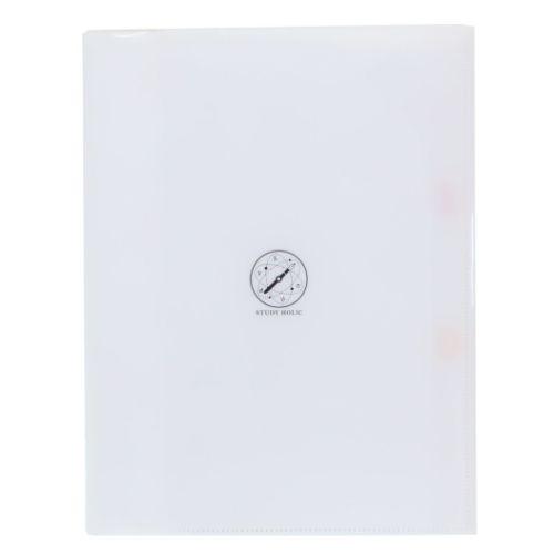 STUDY HOLIC ポケットファイル A4クリアブックファイル 人類生物学 おもしろ雑貨 グッズ